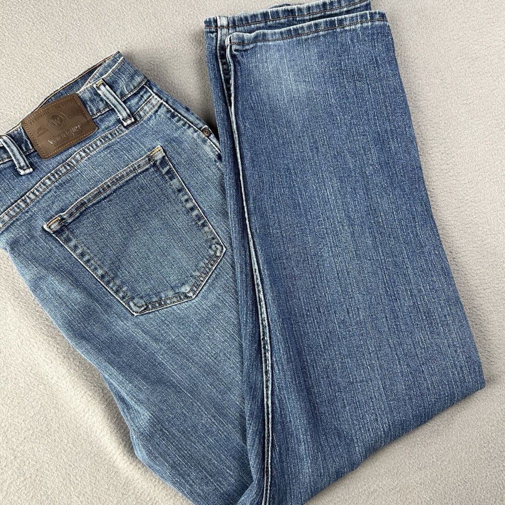 Wrangler‎ Jeans Mens 42x30 Blue Denim Pants Regular Fit Workwear Western